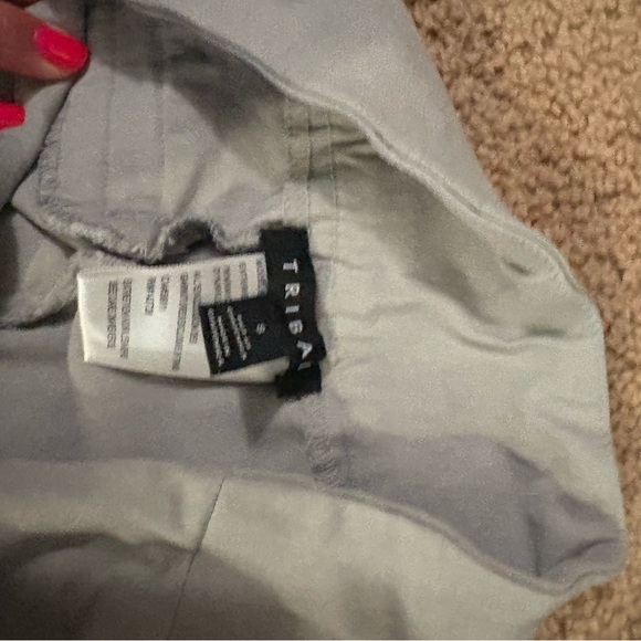 Tribal Light Gray Casual Pants - Picture 3 of 5